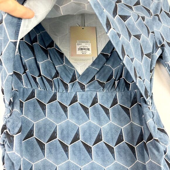 A:Glow Maternity Nueva Havana Nursing Midi Dress Size Small NWT 3/4 Sleeve - Picture 5 of 10